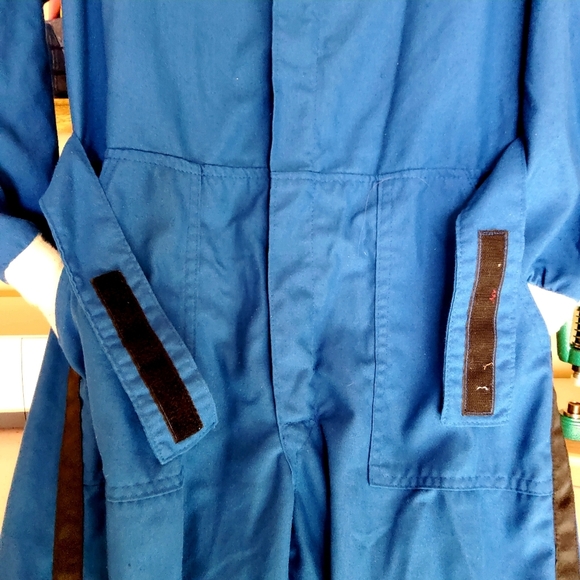 NOMEX Dupont Fire Resistant Coveralls Boilersuit Grandpa Industrial Chest 42 - Picture 6 of 9